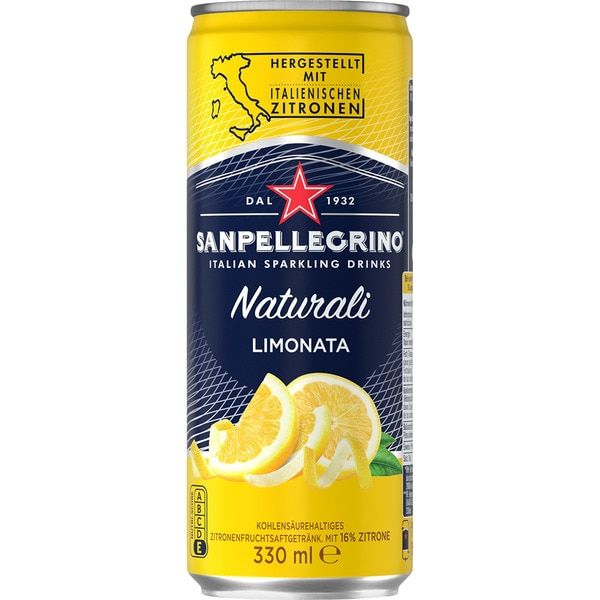 San Pellegrino lata limon 33